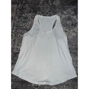 White Lululemon Athletic Tank Top Medium